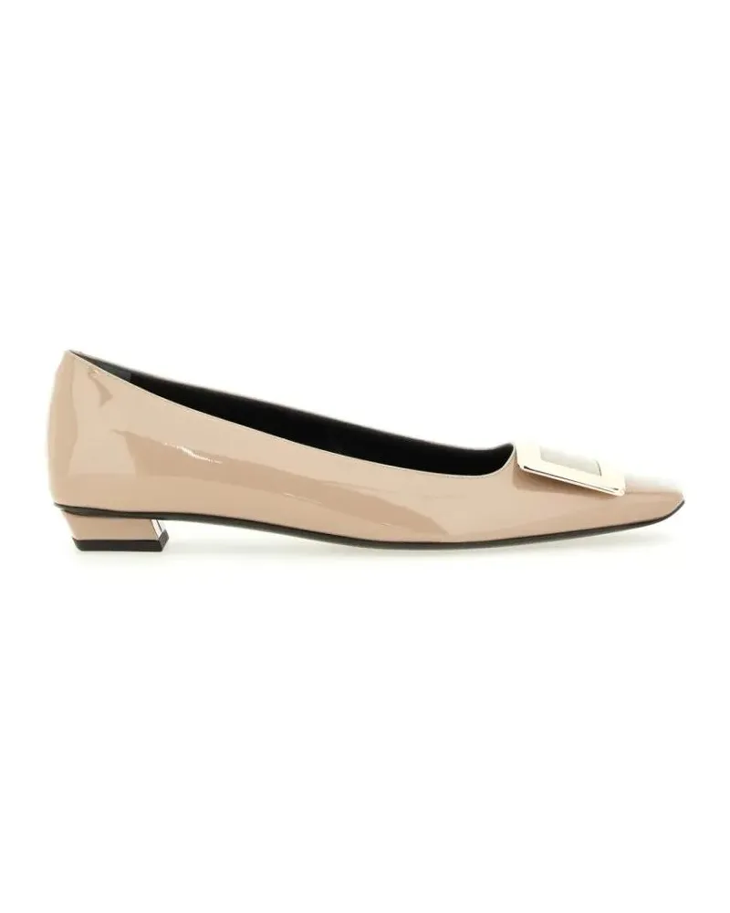 Roger Vivier Belle Vivier Dancer Flats beige Beige