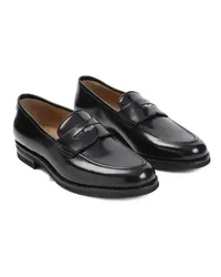 Bally Loafers & Ballerinas Black Calf Leather Sweeny Loafer Schwarz