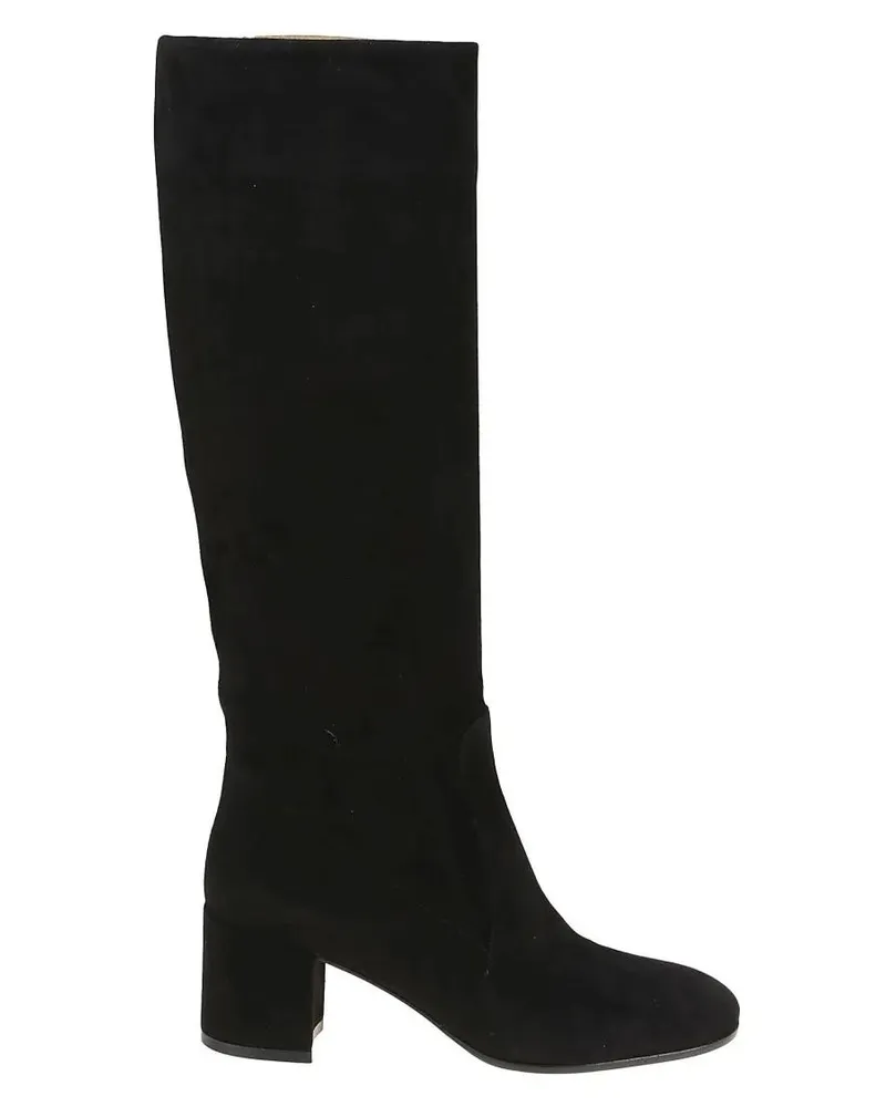 Gianvito Rossi Stiefel Glen Suede Boots schwarz Schwarz