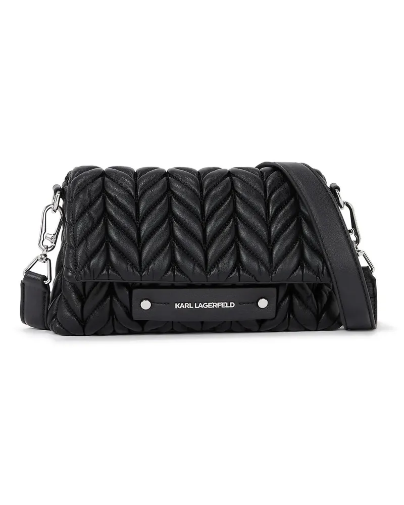 Karl Lagerfeld Crossbody Bags K/WEAVE UMHÄNGETASCHE schwarz Schwarz