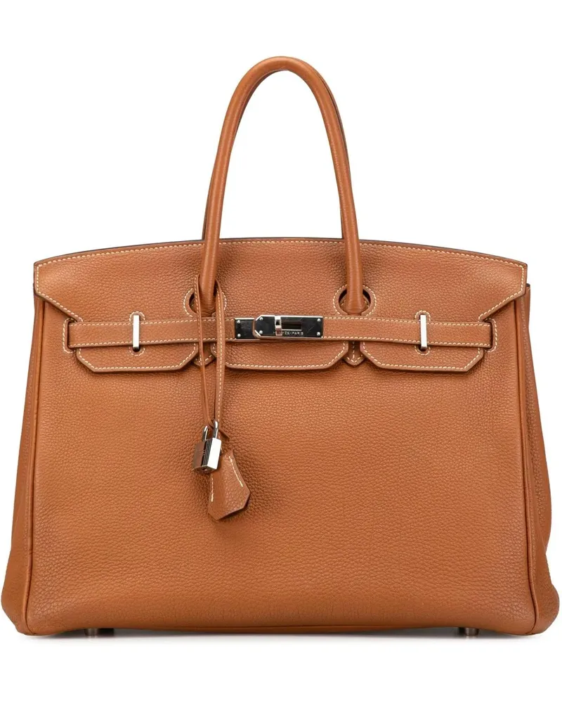 Hermès Crossbody Bags 2010 Togo Birkin Retourne 35 braun Braun