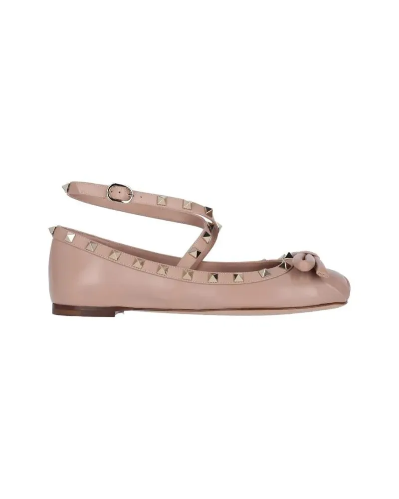 Valentino Garavani Loafer Ballerina Rockstud pink Rosa