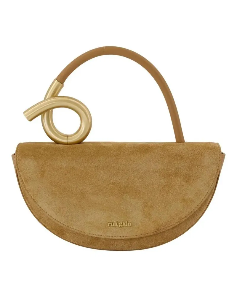 Cult Gaia Hobo Bags Azariah Top Handle Bag - Leather - Beige beige Beige