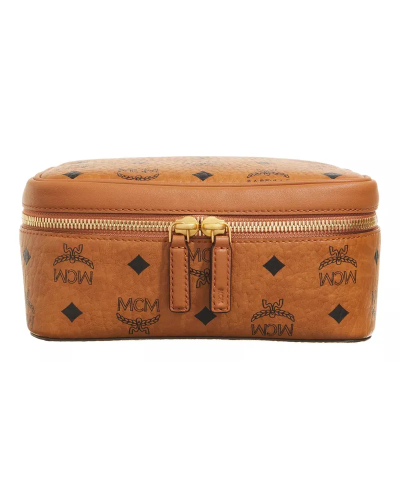 MCM Kosmetiktaschen Otmr Vi Travel Case Small Cognacbraun