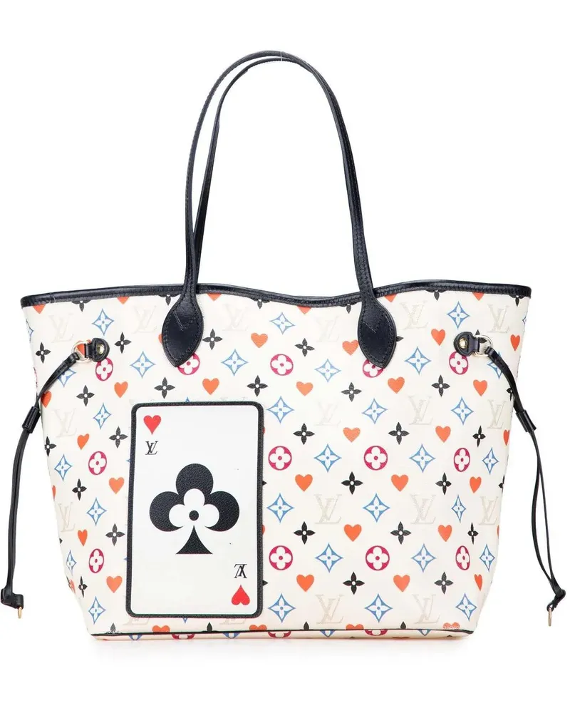 Louis Vuitton Shopper Monogram Game On Neverfull MM weiß Weiß