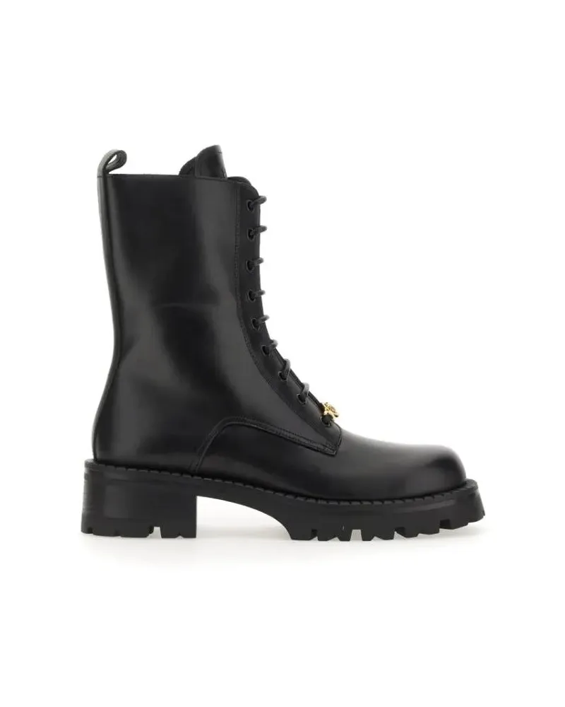 Versace Stiefel Boot With Laces Alia schwarz Schwarz