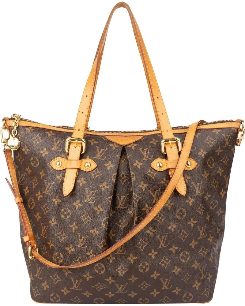 Louis Vuitton Crossbody Bags  Canvas Monogram Palermo GM Handbag braun Braun