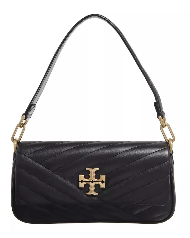 Tory Burch Crossbody Bags Kira Chevron Small Flap Shoulder Bag Schwarz