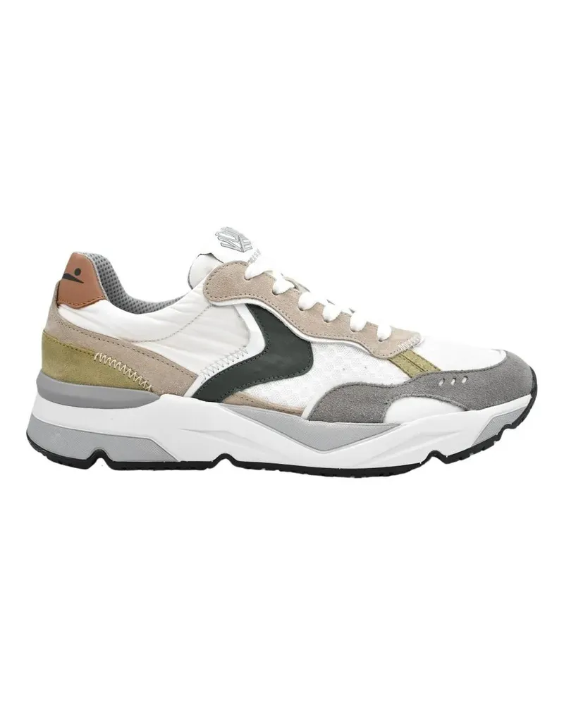 Voile Blanche Low-Top Sneaker Lace-Up Sneakers With Suede weiß Weiß