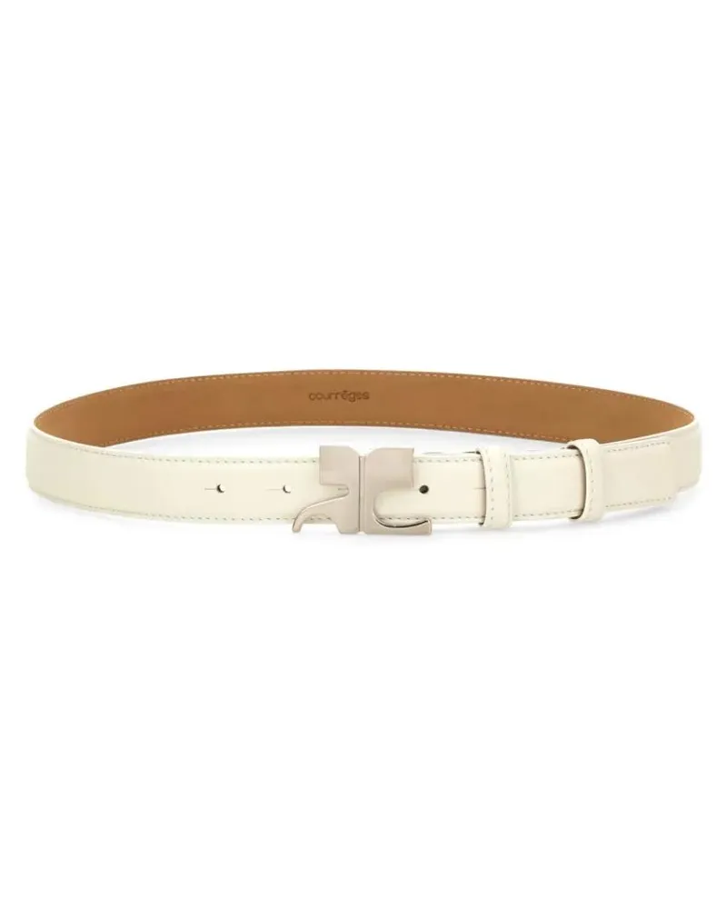 ベルト Courreges Ac Mirror Belt - Courreges - Leather - Silver Courrèges Ac Mirror Belt - Leather - Silver Silver | Gürtel