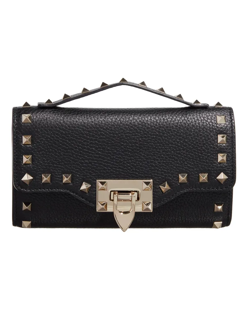Valentino Garavani Portemonnaie Wallet on a Chain schwarz Schwarz