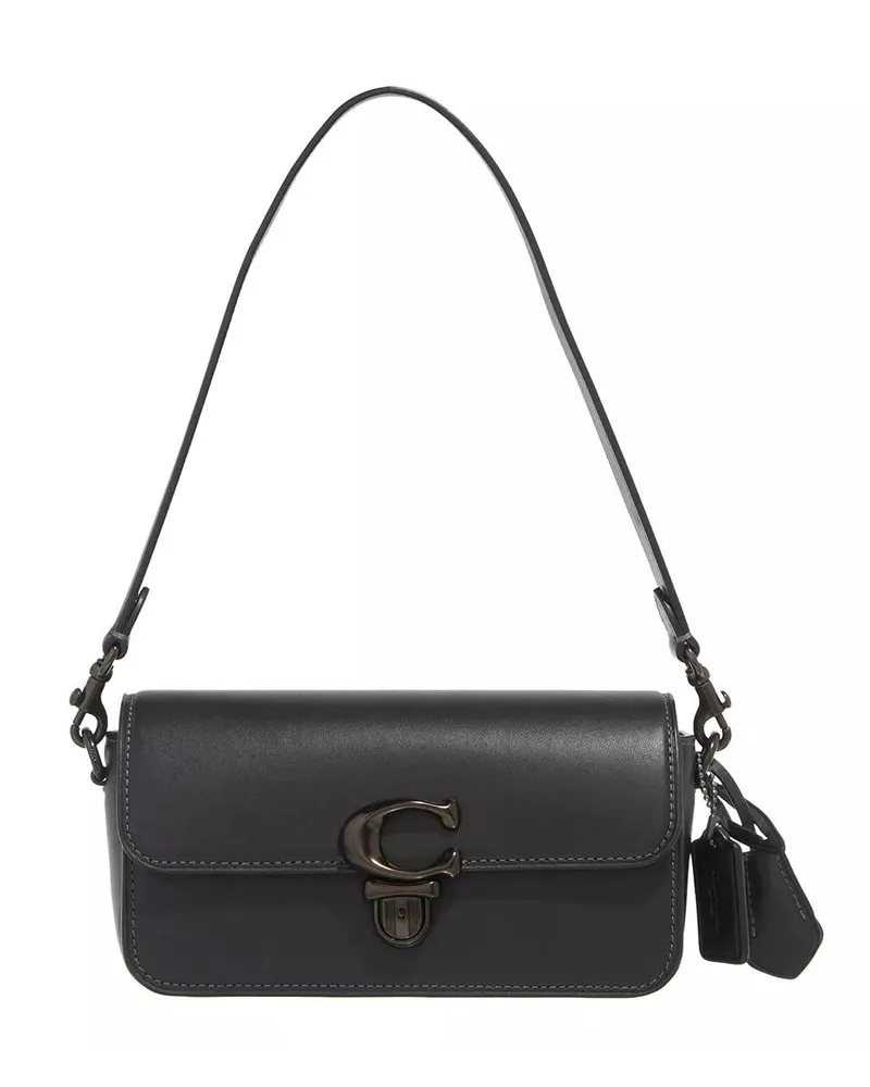 Coach Hobo Bag Glovetanned Leather Studio Baguette Bag Schwarz