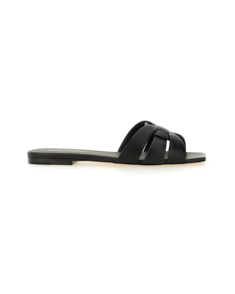 Saint Laurent Slipper & Pantoletten Tribute Mule schwarz Schwarz