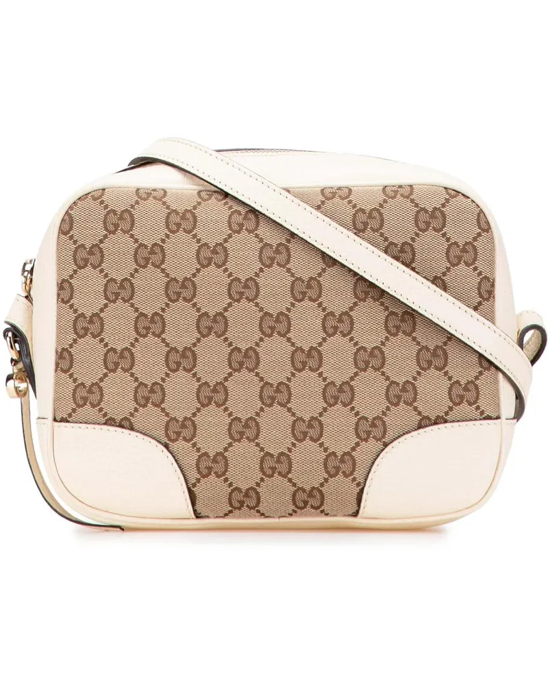 Gucci Hobo Bags GG Canvas Bree Crossbody braun Braun