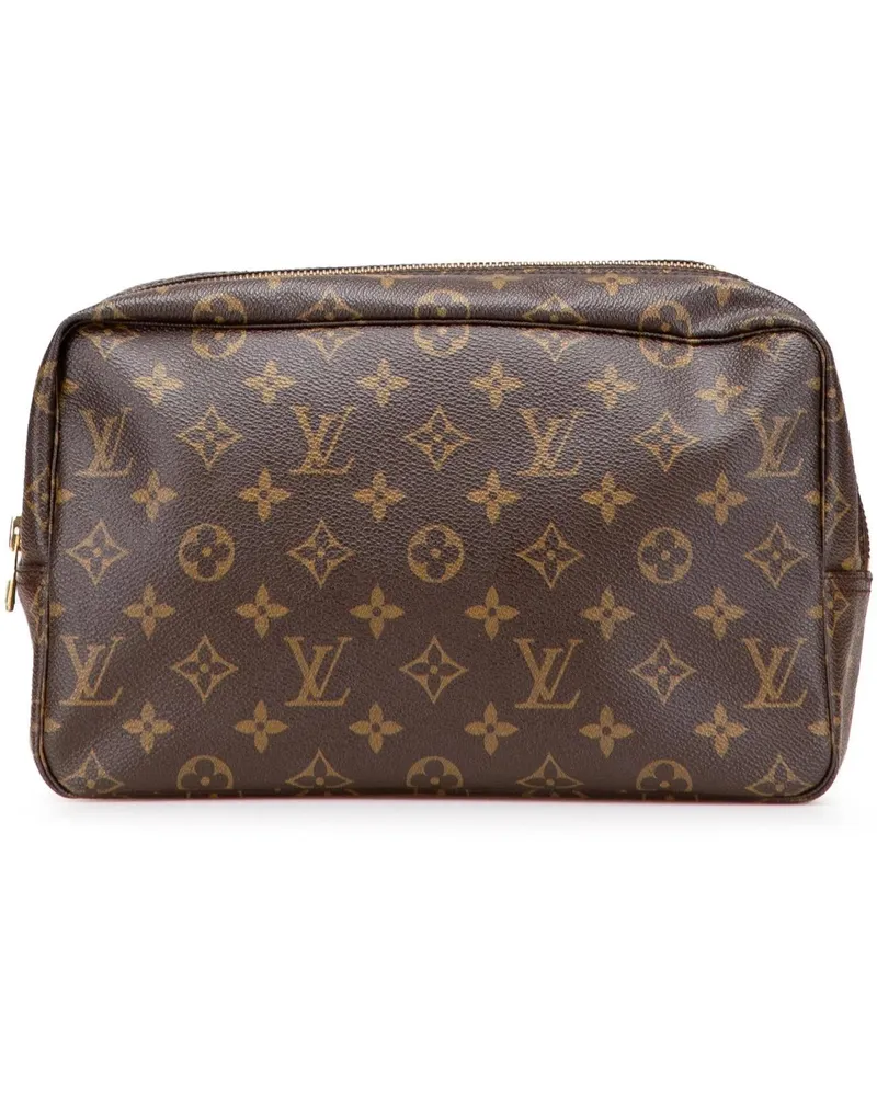 Louis Vuitton Clutches Monogram Trousse Toilette 28 braun Braun