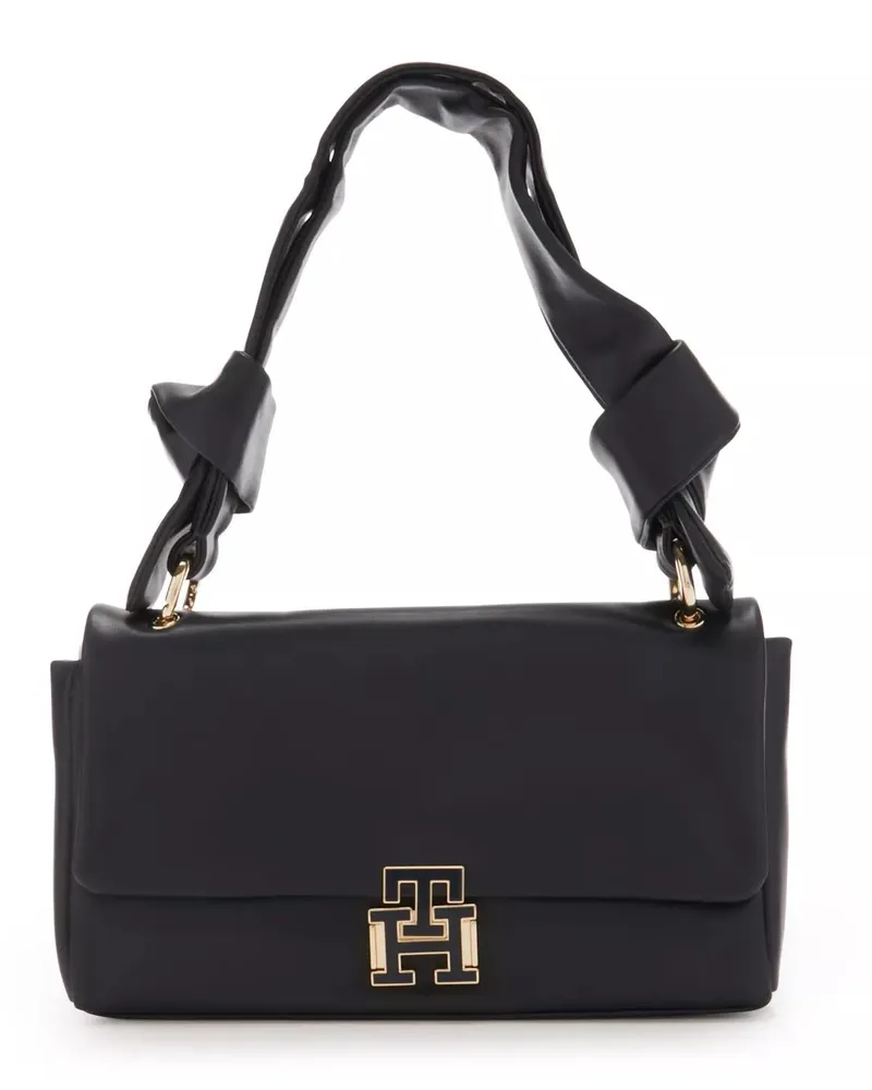Tommy Hilfiger Crossbody Bags Pushlock Handtasche schwarz Schwarz
