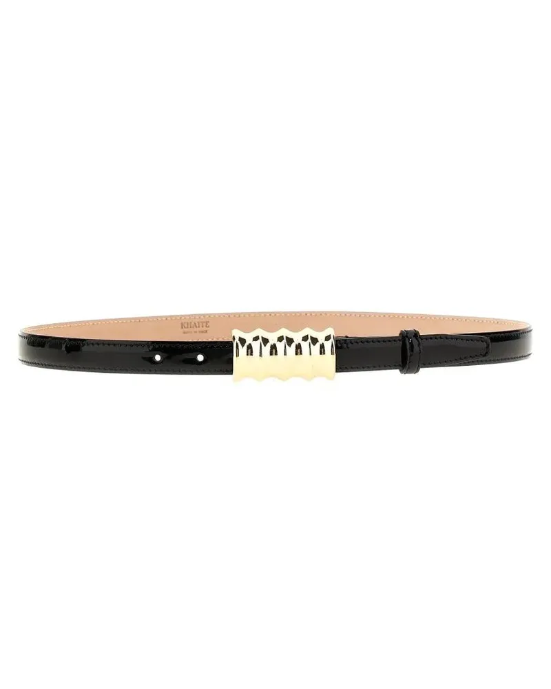 KHAITE Gürtel 'The Small Julius' Belt schwarz Schwarz