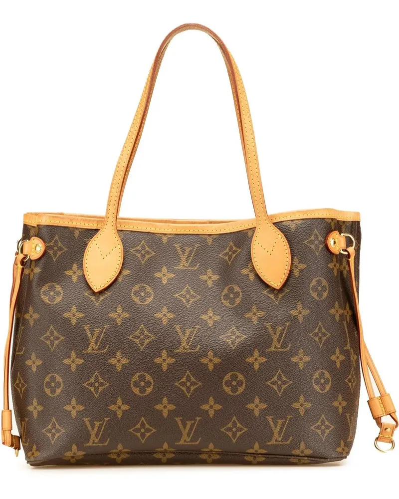 Louis Vuitton Shopper Monogram Neverfull PM braun Braun