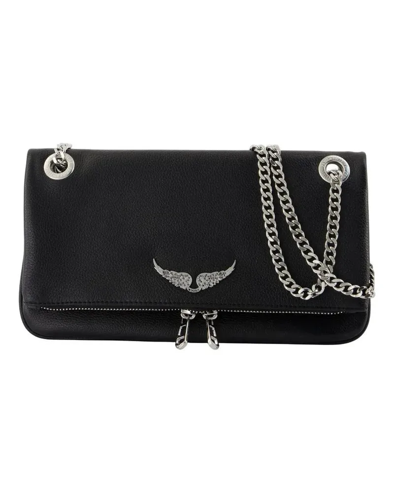Zadig & Voltaire Portemonnaie Rock Ii Wallet On Chain schwarz Schwarz