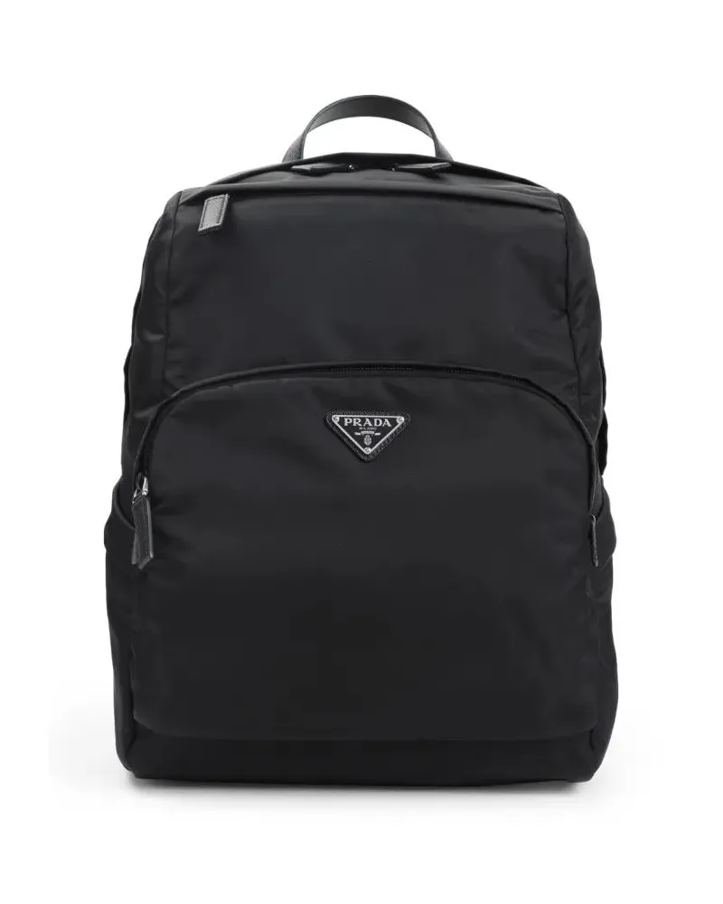 Prada Rucksäcke Bucket Bag In Recycled Polyamide And Leather schwarz Schwarz