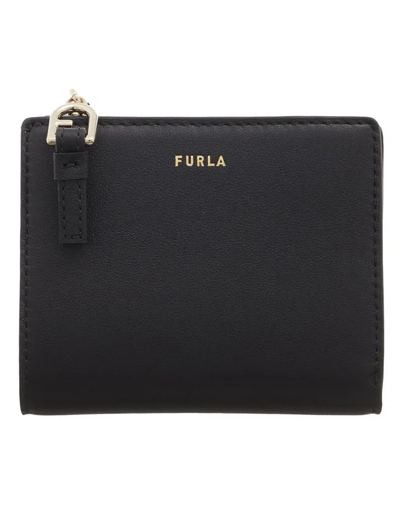 Furla Portemonnaie  Nuvola S Compact Wallet L Zip schwarz Schwarz