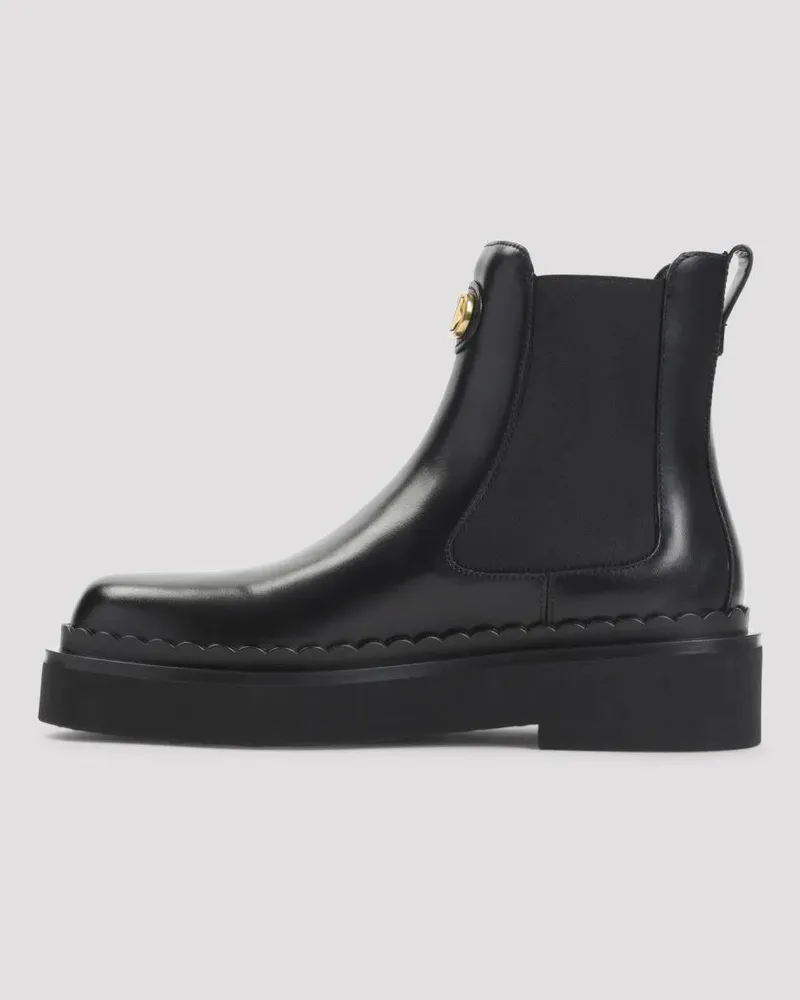 Valentino Garavani Stiefel Beatle Vlogo Signature T 30 Boots schwarz Schwarz