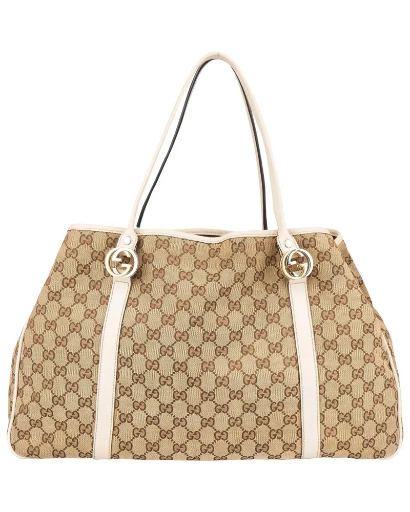 Gucci Crossbody Bags  GG Monogram Twin GG Handbag braun Braun