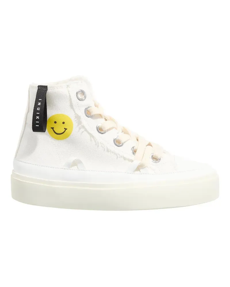 INUIKII High-Top Sneaker DISTRESSED MATILDA weiß Weiß