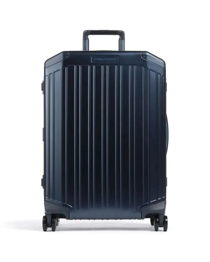 Piquadro Koffer Large 4-Wheel Trolley blau Blau