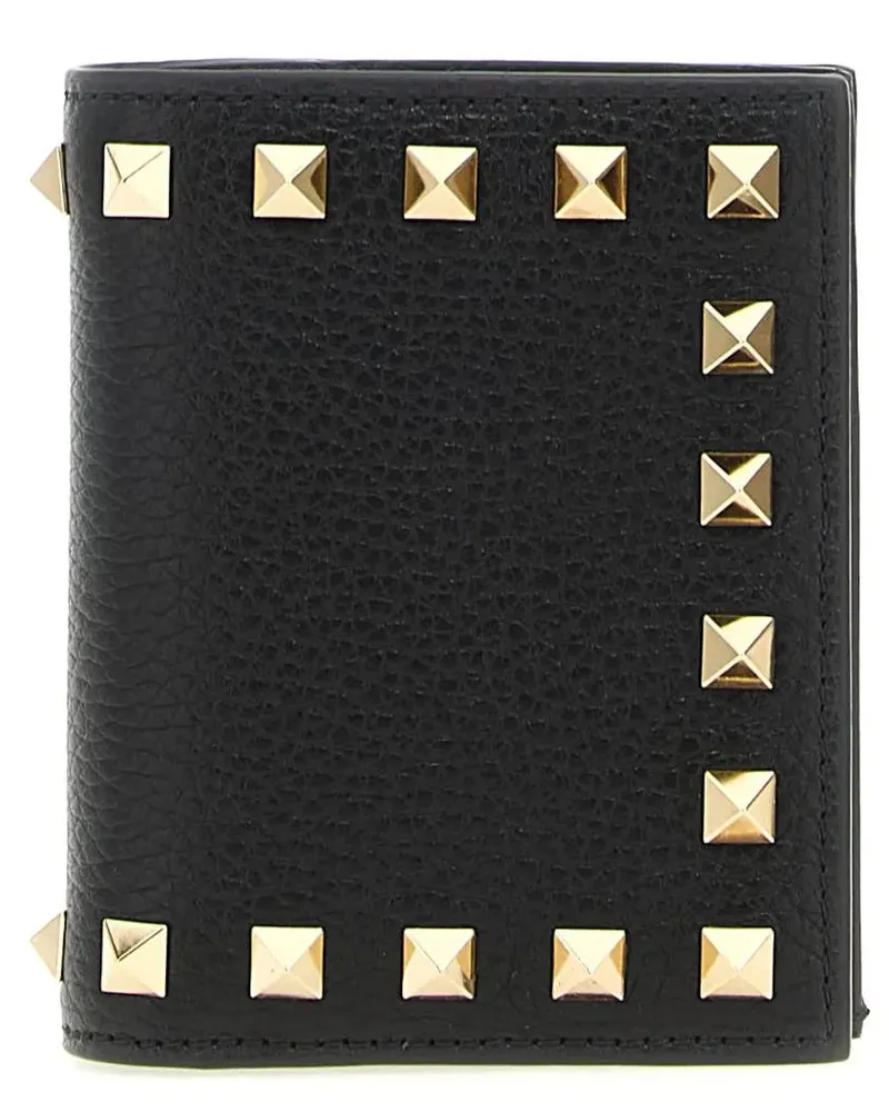 Valentino Garavani Portemonnaie 'Rockstud' Wallet schwarz Schwarz