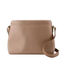 A.P.C. Shopper Ninon Mini Crossbody - Synthetic Leather - Pink Braun