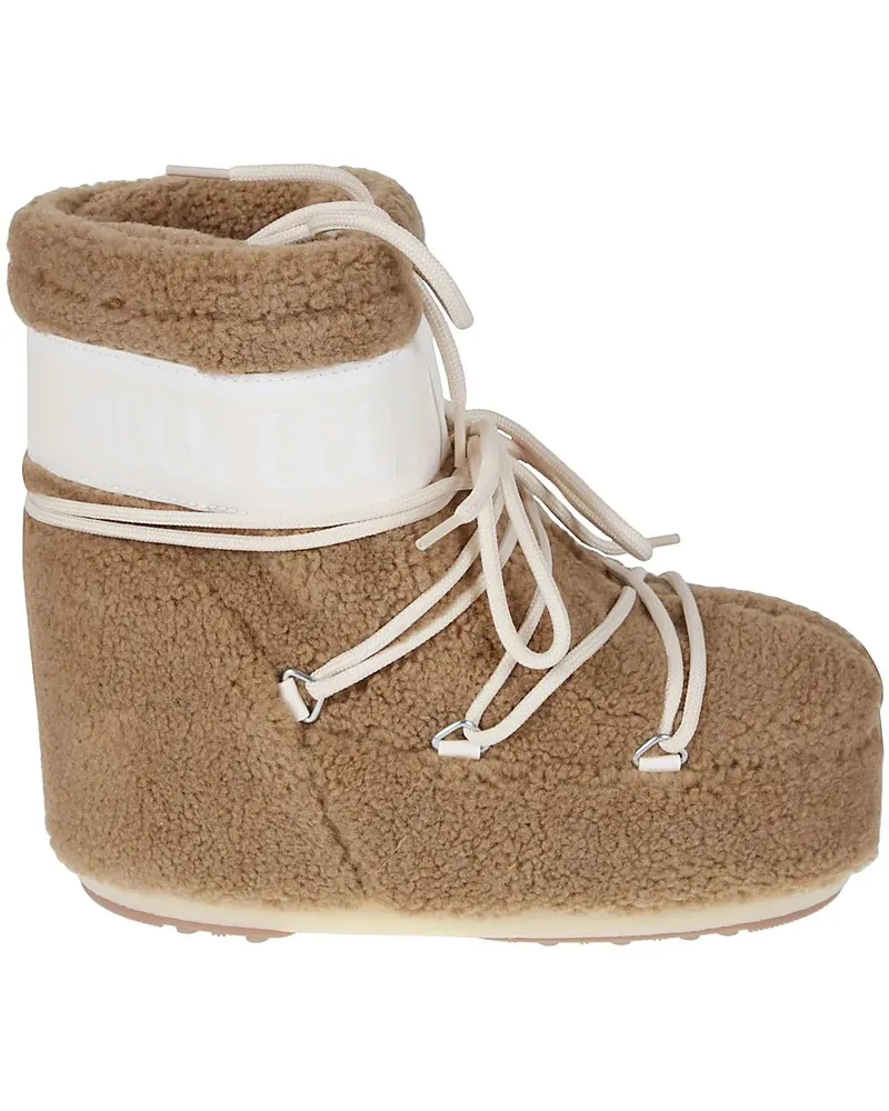 Moon Boot Stiefel Icon Teddy Low Boots Brown braun Braun