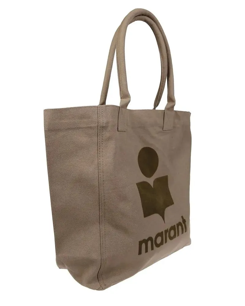 Étoile Isabel Marant Shopper & Totes Spacious Graphic Logo Tote Bag In Durable Cotton F braun Braun