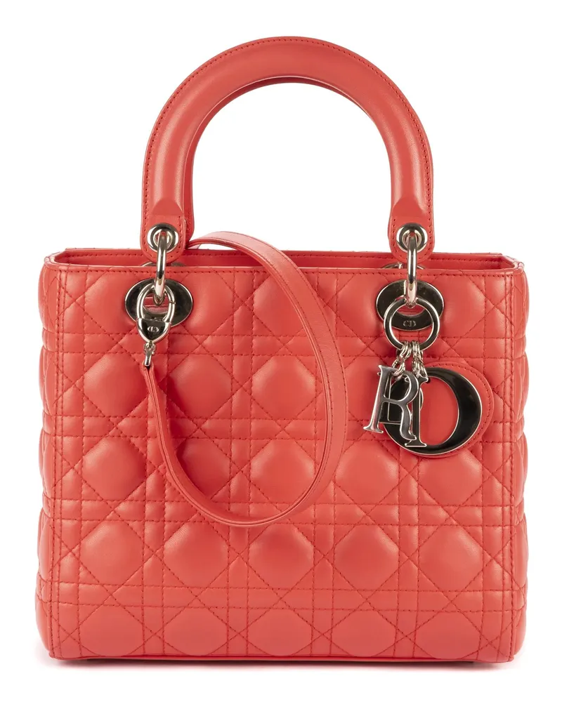 Dior Crossbody Bags Medium Lady-D pink Rosa