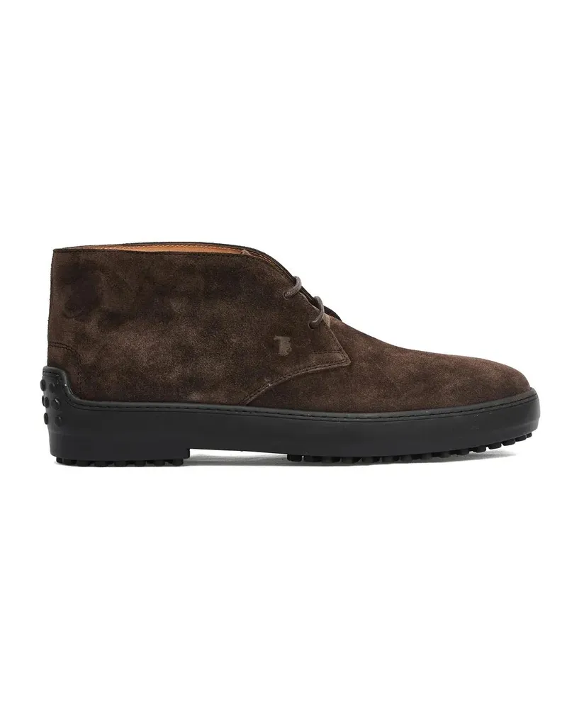 TOD'S Stiefel Winter Gommino Ankle Boots In Brown braun Braun