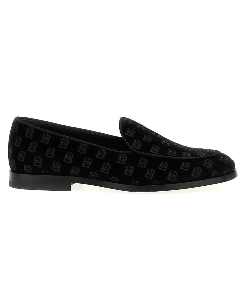 Dolce & Gabbana Loafer 'Vivaldi' Loafers schwarz Schwarz