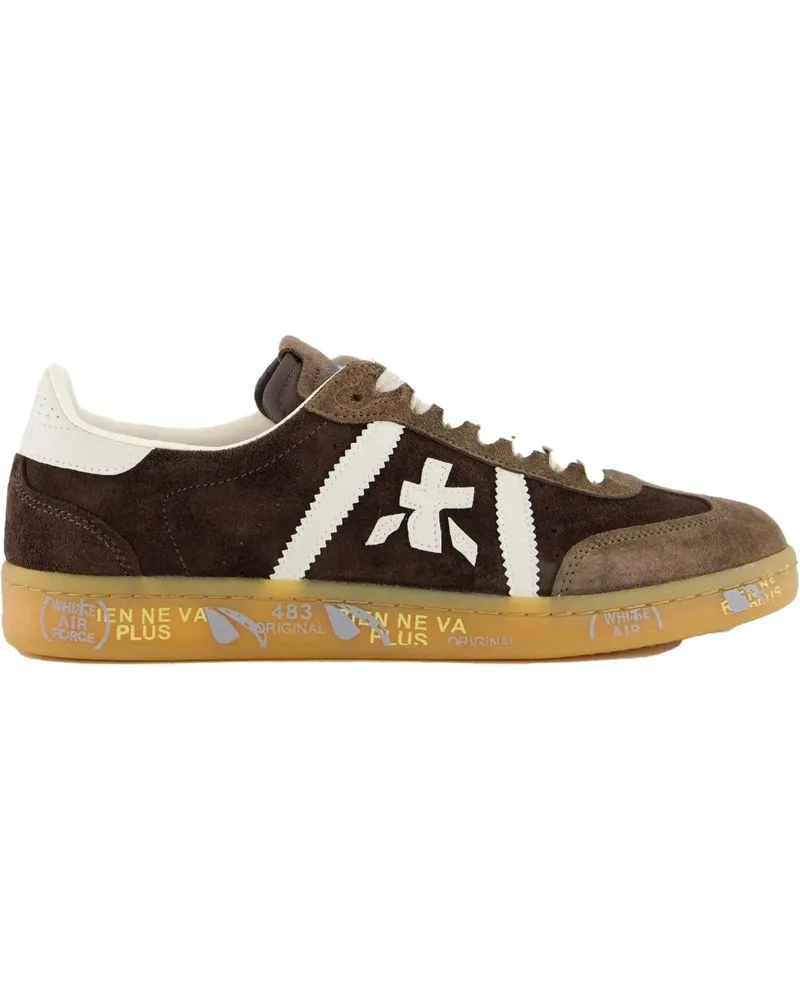 Premiata Low-Top Sneaker Heren Bonnie Sneaker Bruin braun Braun