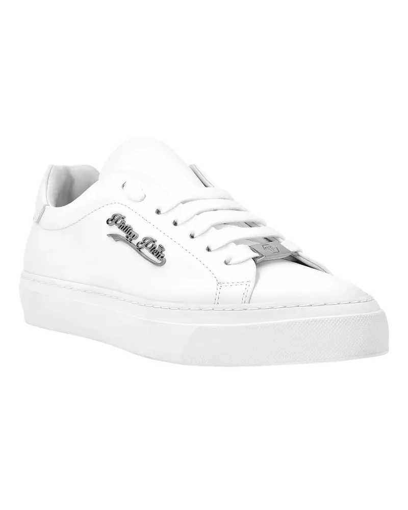 Philipp Plein Low-Top Sneaker Sneaker Signature weiß Weiß