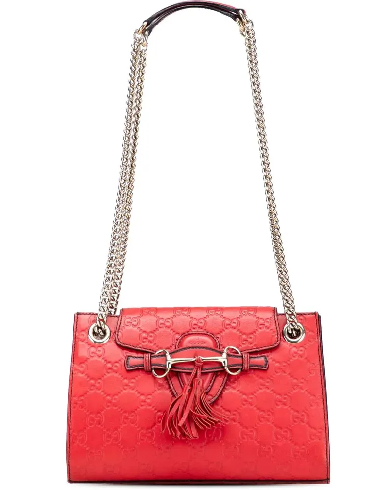 Gucci Hobo Bags Small ssima Emily Shoulder Bag rot Rot