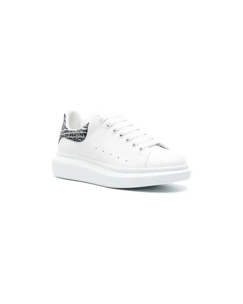 Alexander McQueen Sneakers Oversized White/Black Sneakers Weiß