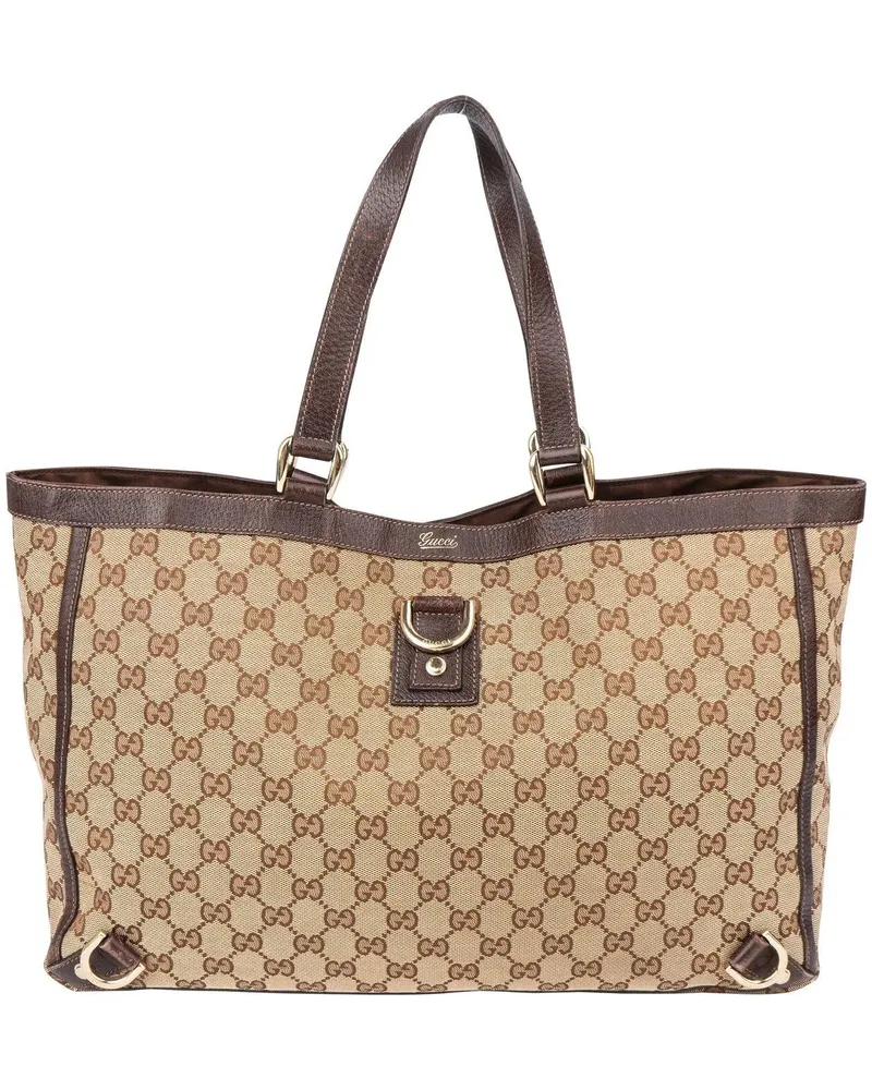 Gucci Crossbody Bags  GG Monogram Abbey Handbag braun Braun