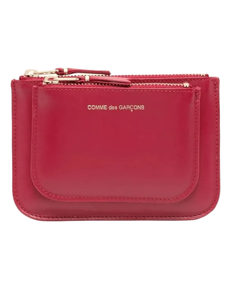 Comme des Garçons Portemonnaies Wallet Outside Pocket rot Rot