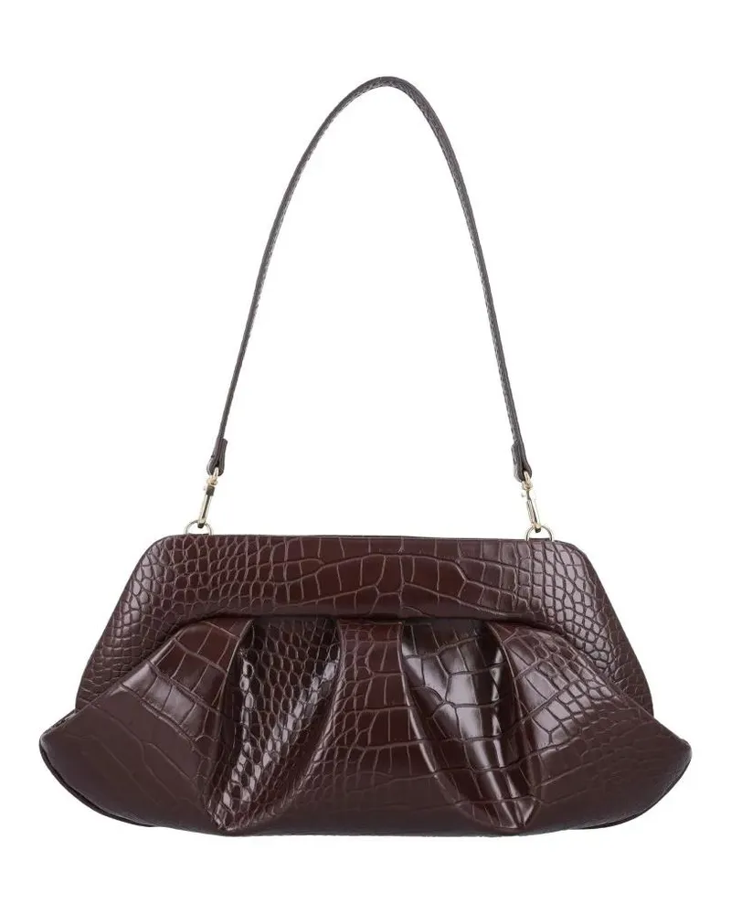 THEMOIRÈ Hobo Bags Emera Crocco Emb schwarz Schwarz