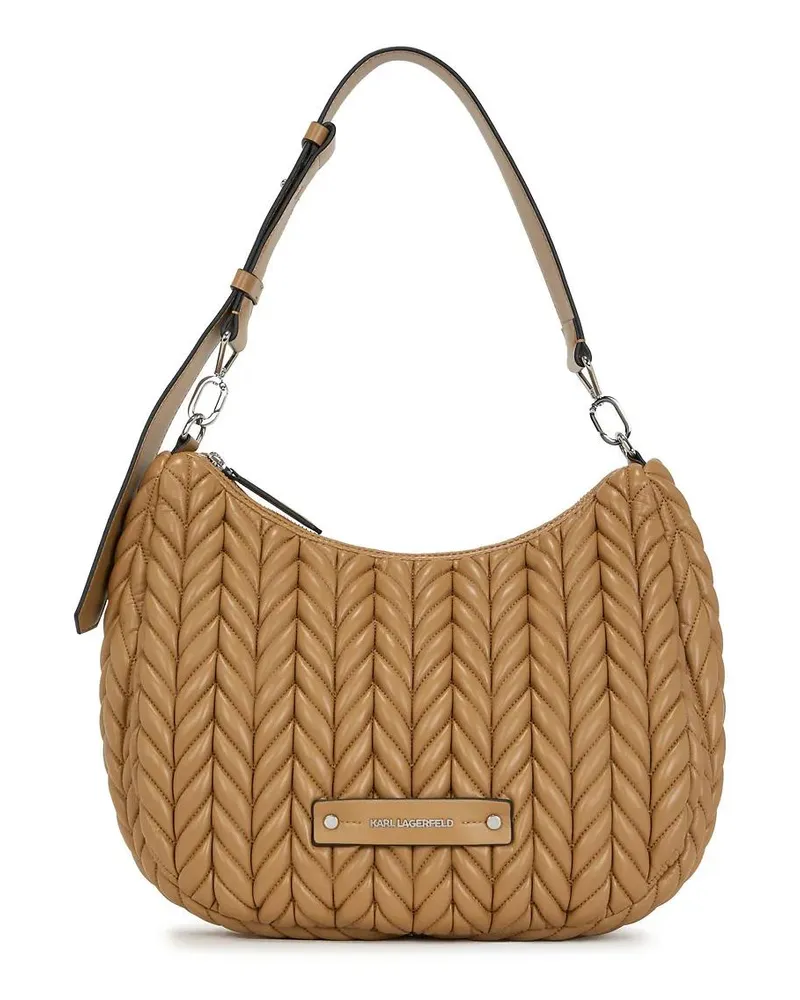 Karl Lagerfeld Hobo Bags K/WEAVE HOBO-TASCHE cognacbraun Cognacbraun