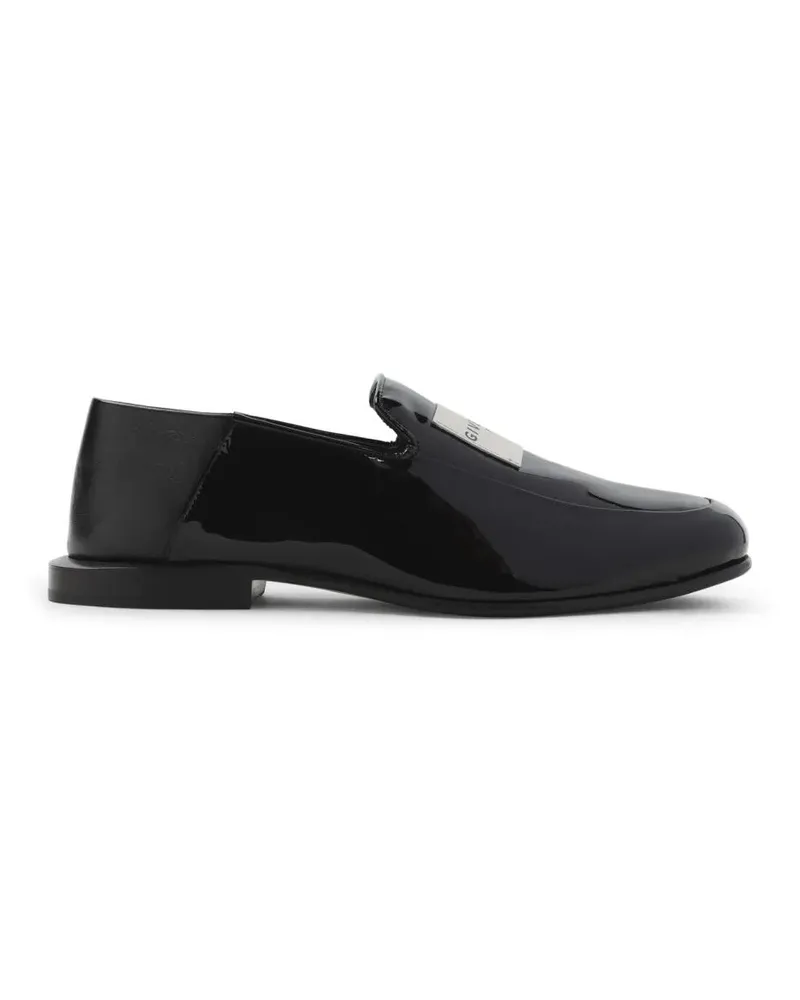 Givenchy Calf Leather Loafers With Glossy Finish schwarz Schwarz