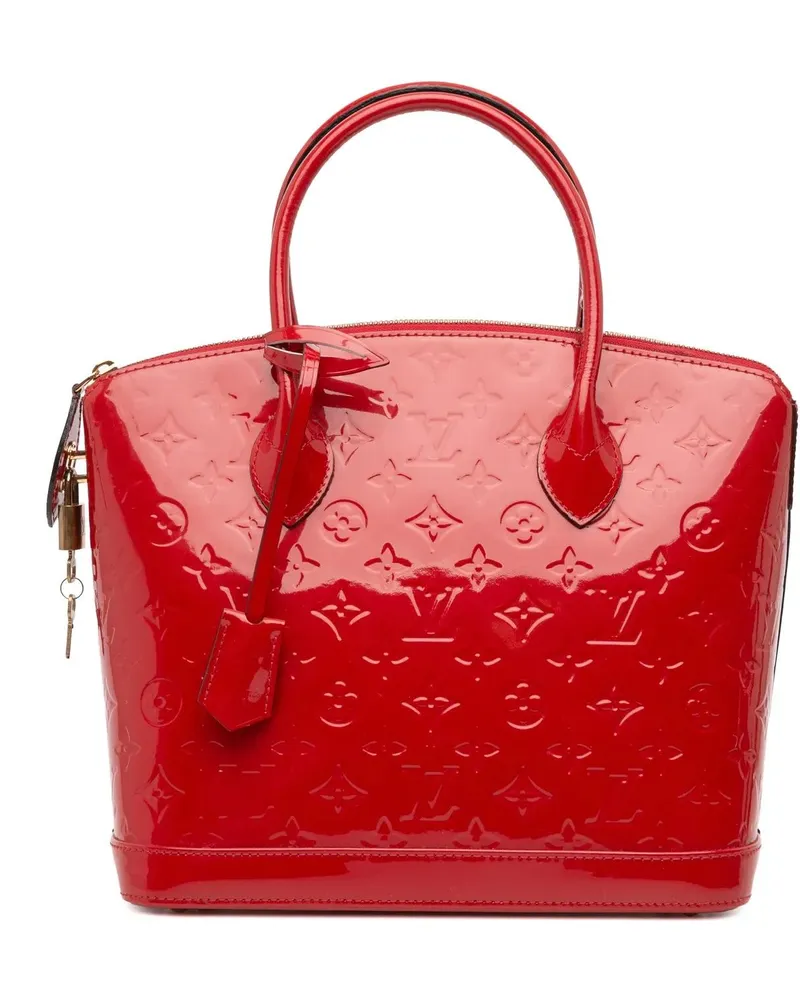 Louis Vuitton Crossbody Bags Monogram Vernis Lockit PM rot Rot
