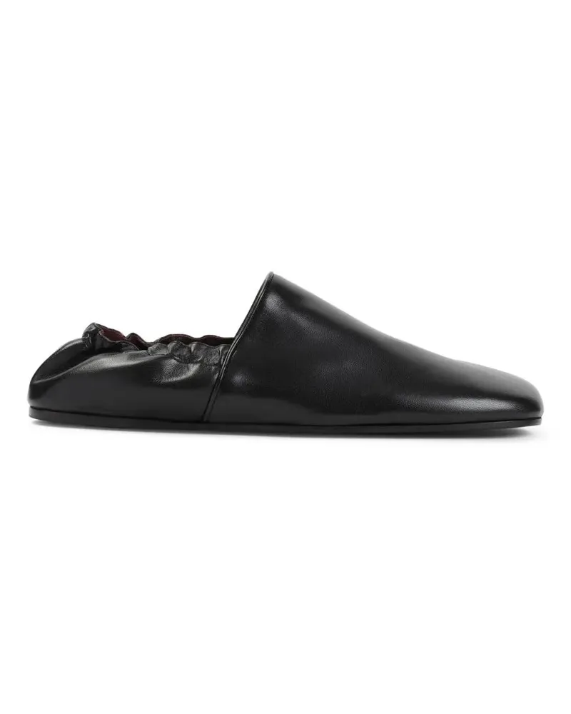KHAITE Refined Black Goat Leather Ballerinas schwarz Schwarz