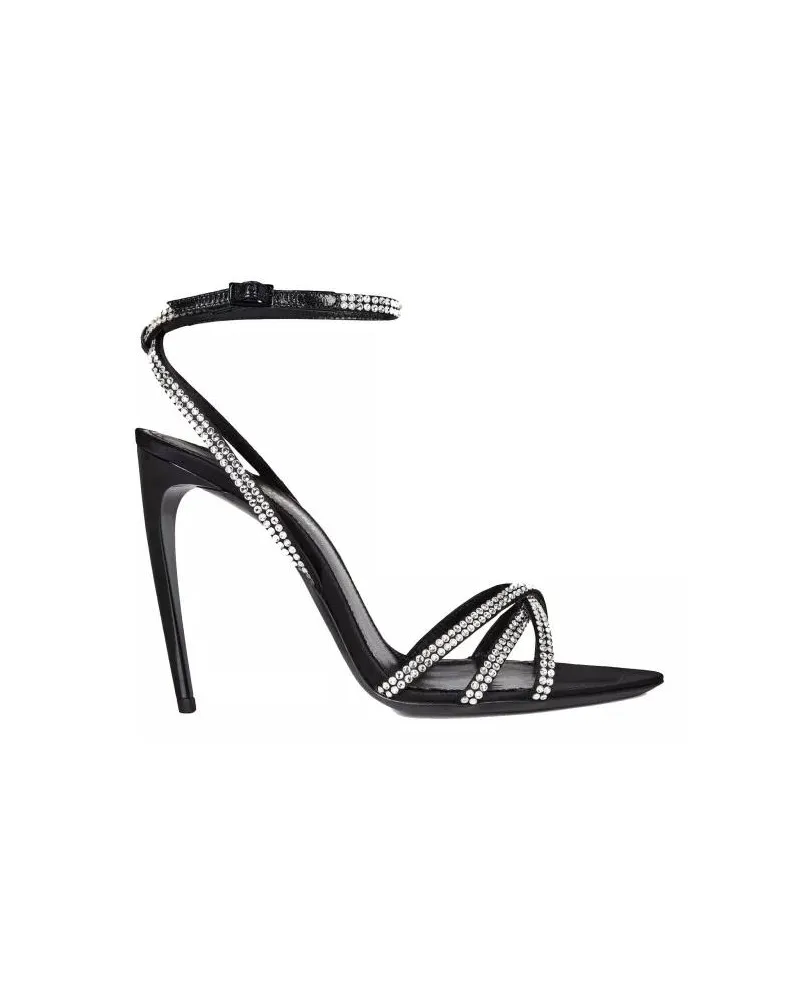 Saint Laurent Sandalen Ava Sandals schwarz Schwarz