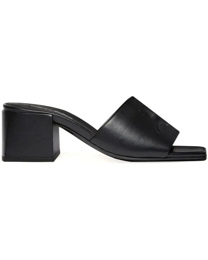 Courrèges Sandalen Sandals Black schwarz Schwarz