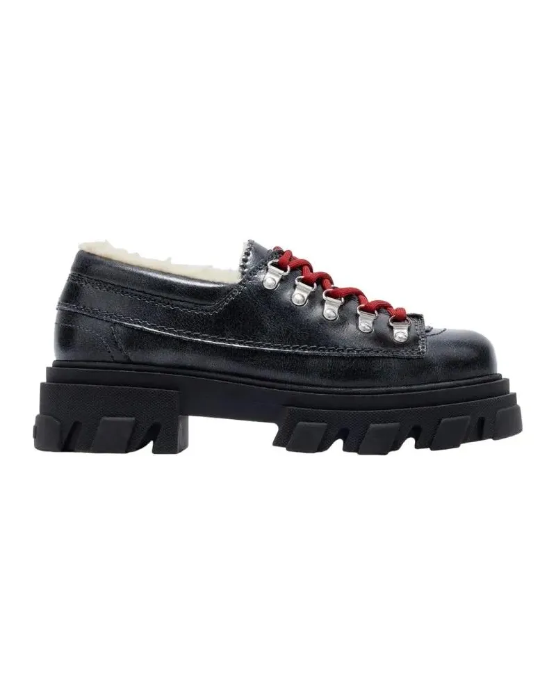 Ganni Low-Top Sneaker Vintage Cleated Derbies schwarz Schwarz